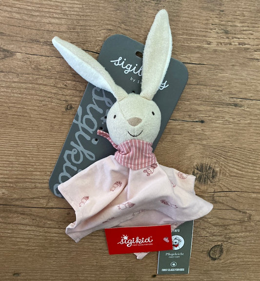 Schnuffeltuch Hase rosa, sigibaby, Sigikid 39990