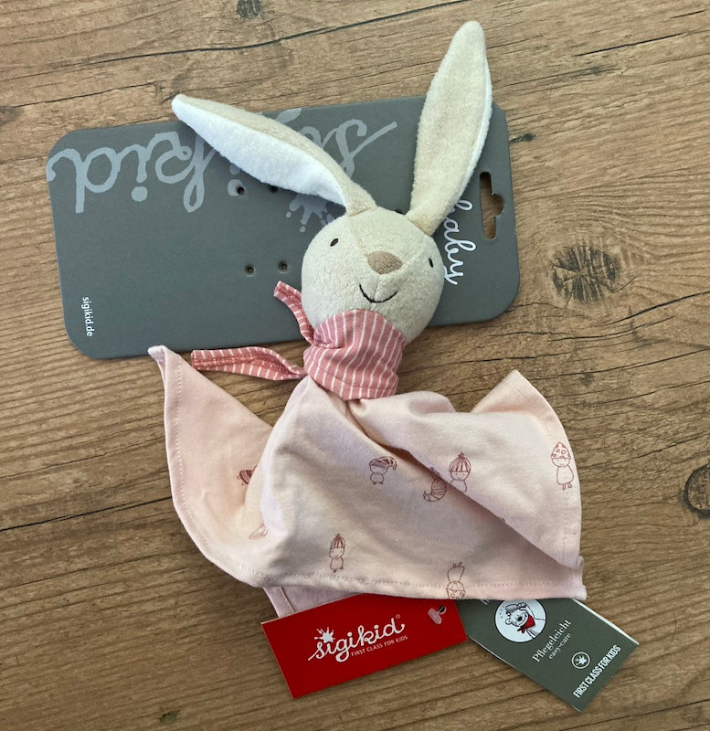 Schnuffeltuch Hase rosa, sigibaby, Sigikid 39990